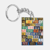 H. Wilson Smithによるライセンスプレート キーホルダー (正面左)