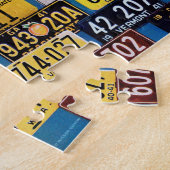 H. Wilson Smithによるライセンスプレート ジグソーパズル (側面)