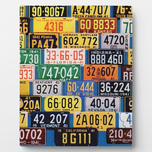 H. Wilson Smithによるライセンスプレート フォトプラーク (正面)