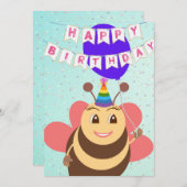 HA-BEE誕生日カード シーズンカード (正面/裏面)