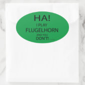 Ha Flugelhornオーバルシール 楕円形シール (バッグ)