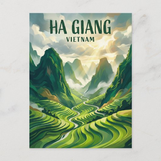 Ha Giang Loop Vietnam ポストカード (正面)