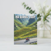 Ha Giang Loop Vietnam Travel ポストカード (スタンド正面)