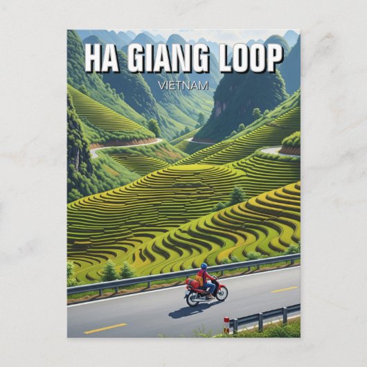 Ha Giang Loop Vietnam Travel ポストカード (正面)