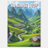 Ha Giang Loop Vietnam Travel Magnet マグネット (正面)