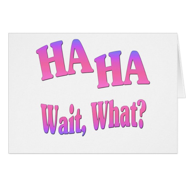 Ha Haの…待ち時間、何か。 (正面横)