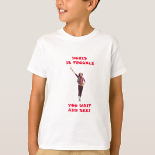Ha Ha Hairies -ボリスは悩みです Tシャツ