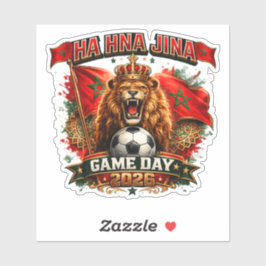 🇲🇦 HA HNA JINA モロッコ代表チーム ゲームデー 2026 シール