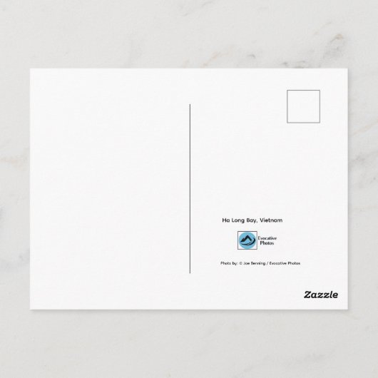 Ha Long Bay, Vietnam ポストカード (裏面)
