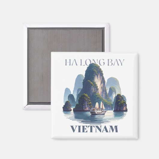 Ha Long Bay Vietnam マグネット (正面/裏面)