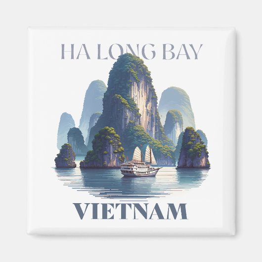 Ha Long Bay Vietnam マグネット (正面)