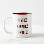 HA Sitz Knitz Killzのマグ ツートーンマグカップ (左)