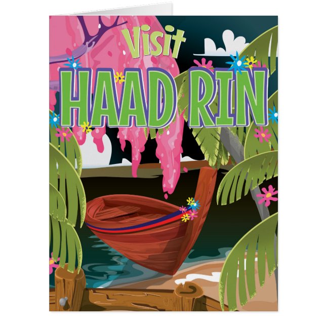 Haad Rin Thailand旅行ポスター (正面)