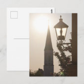 HAAGER KIRCHTURM VON FREITREPPE MIT LATERNE ポストカード (正面/裏面)