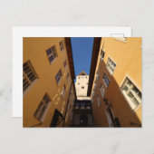 HAAGER KLEINER SCHLOSSTURM VON FREITREPPE AUS ポストカード (正面/裏面)