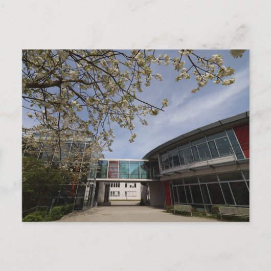 HAAGER REALSCHULE ÜBERGANG ZUM NEUBAU ポストカード (正面)