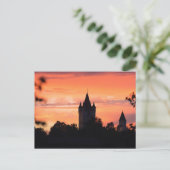 HAAGER SCHLOSSTURM & KLEINER SCHLOSSTURM AM ABEND ポストカード (スタンド正面)