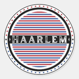 Haarlem City Pride Emblem – Dutch Identity ラウンドシール