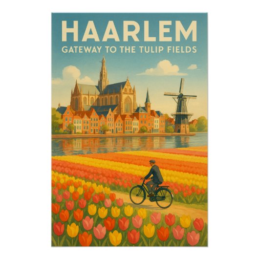 HAARLEM – Gateway to the Tulip Fields ポスター (正面)