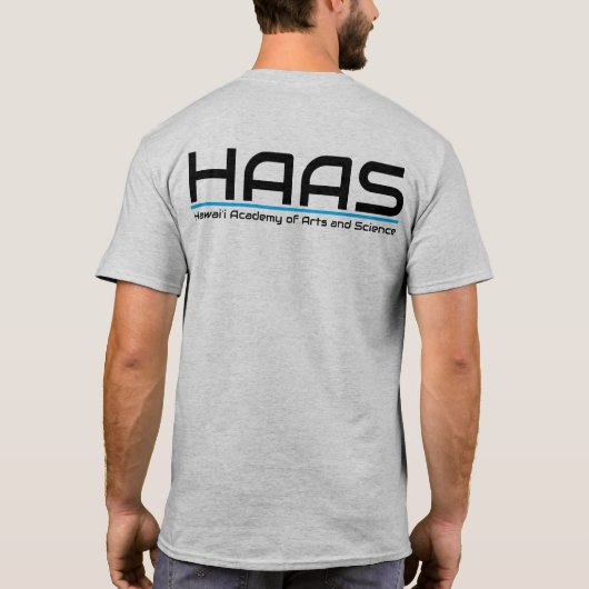HAAS サークルTシャツ Tシャツ (裏面)
