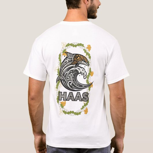 HAAS GREEN LEI  Tシャツ (裏面)