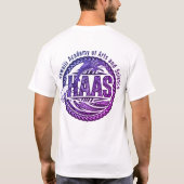 HAAS PURPLE  Tシャツ (裏面)