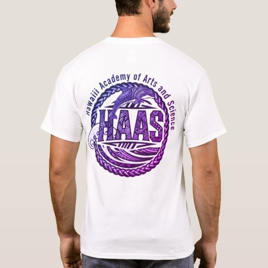 HAAS PURPLE  Tシャツ (裏面)
