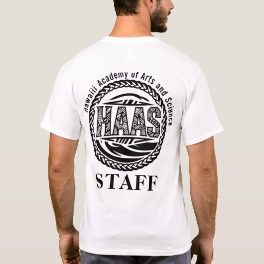 HAAS STAFF Tシャツ (裏面)