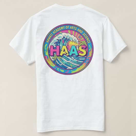 HAAS Tシャツ (デザイン裏面)
