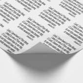 Habakkukの3:2の正方形 ラッピングペーパー (角)