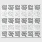 Habakkukの3:2の正方形 ラッピングペーパー (フラット)