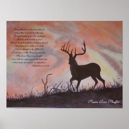 Habakkuk 3:17-19, Poster ポスター (正面)