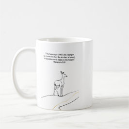 Habakkuk 3:19 Christian Mug | Faith Gift コーヒーマグカップ