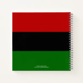 HABARI モダン GANIファミリーの思い出フォトクワンザ ノートブック (裏面)