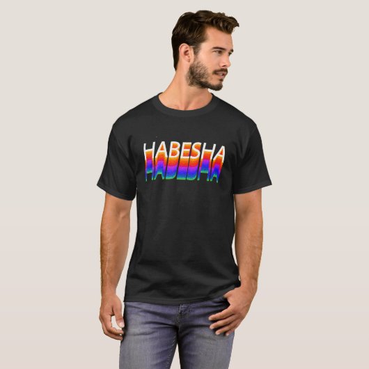 Habesha Ethiopia Eritrea Idea Tシャツ (正面フル)