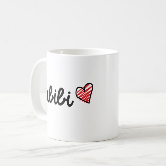 Habib2i コーヒーマグカップ (正面左)