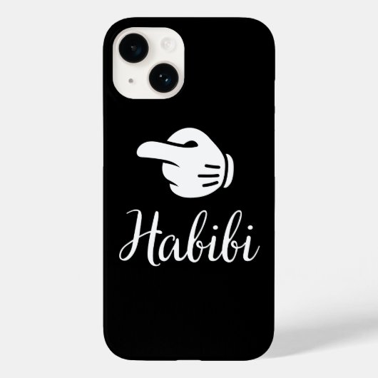 HabibiとHabibiアラブのカップルのマッチングCase-Mate i Case-Mate iPhoneケース (裏面)