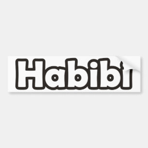Habibi バンパーステッカー