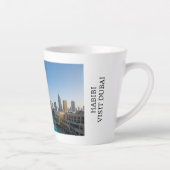 Habibi Come To Dubai Travel Souvenir Personalised カフェラテマグ (右)