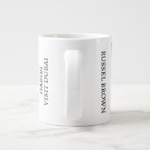 Habibi Come To Dubai Travel Souvenir Personalised ジャンボコーヒーマグカップ (裏面)