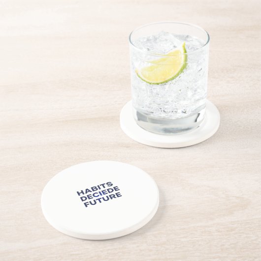 Habits Decide Future コースター (側面)