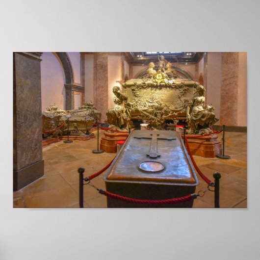 Habsburg Imperial Crypt, Vienna, Austria ポスター (正面)