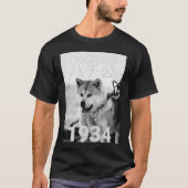 Hachiko dog 1934 10 tシャツ (正面)
