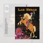 Hacienda Horse and Rider neon sign, Las Vegas ポストカード (正面/裏面)