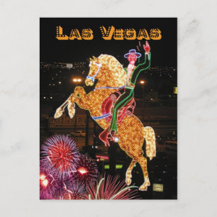 Hacienda Horse and Rider neon sign, Las Vegas ポストカード
