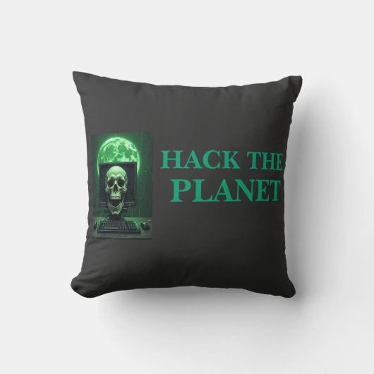 HACK THE PLANET – デジタル支配が始まる クッション (正面)