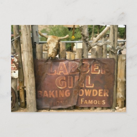 Hackberry General Store, Route 66 ポストカード (正面)