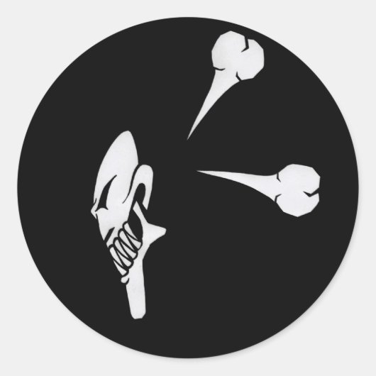 hacker ラウンドシール (正面)