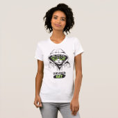 Hacker Cat Cyberpunk Tech Kitty Women's Graphic Te Tシャツ (正面フル)