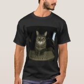 Hacker Cat Meme Funny Computer Cat Kitten Gamer Ca Tシャツ (正面)